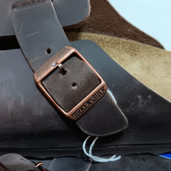 BIREKNSTOCK Boston Habana Oiled Leather Size 40 (US L9, M7) 0860131 Regular Fit - Picture 11 of 12